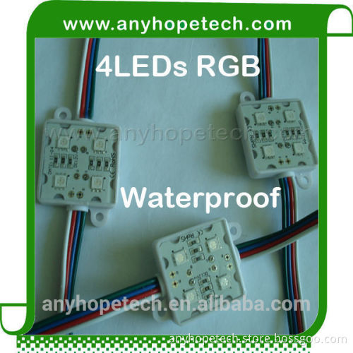 Most bright 1.44W 4LEDs LED module plastic shell